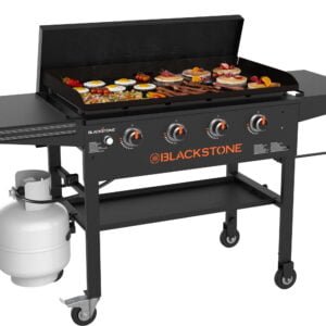 Blackstone Original 4-Burner 36 Propane Omnivore Griddle with Hard Cover